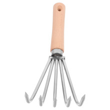 Handrechen Mit Holzgriff Zum Lockern Und Unkrautjäten