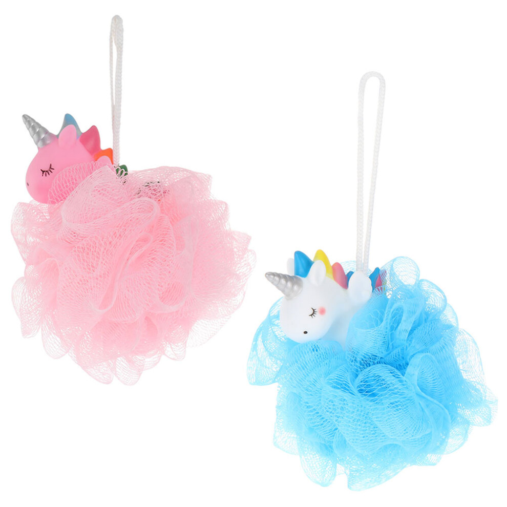 Artibetter 2Pcs Unicorn Bath Foam Scrubbing Sponges For Household Use