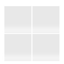 4Pcs Acrylic Square Mirror Tiles Self-Adhesive Silver Wall Decor