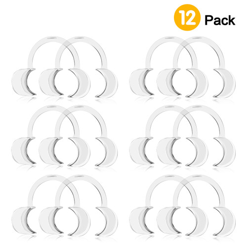 12 Unidades Desechable Forma C Para Mejillas 2