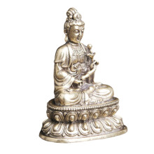 1Messing Boeddha Beeldje Gouden Desktop Decoratie Vintage Stijl