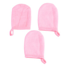 3 Pièces De Nettoyage Éponge Démaquillante Rose