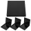 4Pcs Black Base Uv Solid Jelly Glue Storage Box Lightproof Plastic 1