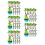 80Pièces Petits Arbres Plastique Multicolores Décorations Gâteau 3