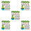 80Pièces Petits Arbres Plastique Multicolores Décorations Gâteau 6