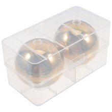 2 RVS Whiskey Stones Herbruikbare IJsbollen Drankcadeau