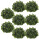 16 Stuks Kunstmatig Gras Hanger Met Groene Bladeren 1