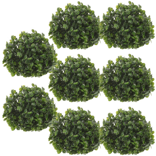 16 Stuks Kunstmatig Gras Hanger Met Groene Bladeren