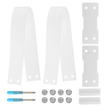 2 Set Diy Toetsenbord Decoratieve Strap Met Klevende Achterkant Voor Gaming