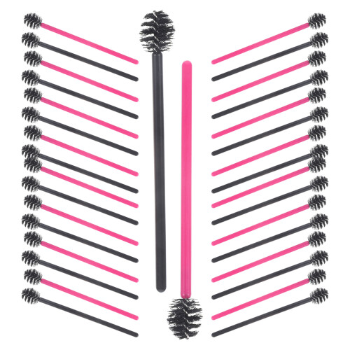 100Pcs Disposable Eyelash And Eyebrow Brushes Portable Cosmetic Tool