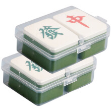 4 Stuks Mahjong Poederdonsjes Draagbare Make-upapplicators