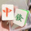 4 Stuks Mahjong Poederdonsjes Draagbare Make-upapplicators 6