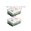 4 Stuks Mahjong Poederdonsjes Draagbare Make-upapplicators 2