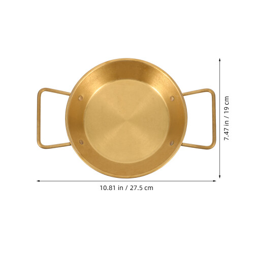 Gouden Rvs Vis Dienblad Met Multifunctionele Keukenpan 1