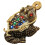 2Pcs Copper Toad Sculptures Fengshui Wealth Table Ornaments 2