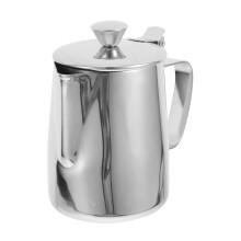 Stainless Steel Mleko Frothing 350 Ml Z Pokrywką