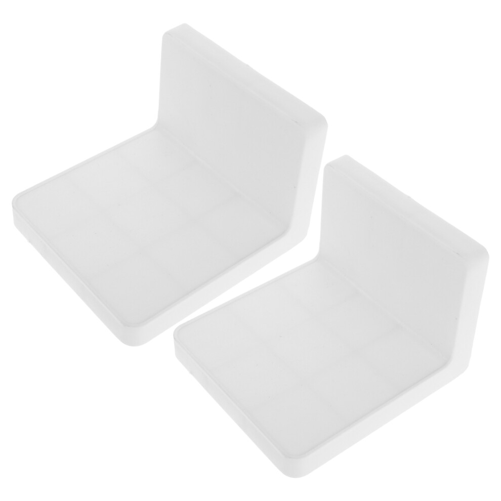 2 Sztuki Samoprzylepne PółKi Do ŁAzienki, Plastikowe Wiercenia-image