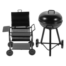 4 Sztuki Mini Grill Bbq Dla Domku Lalek – Akcesoria Do
