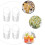20 Mini Transparentes Inclinados Para E Aperitivos 6
