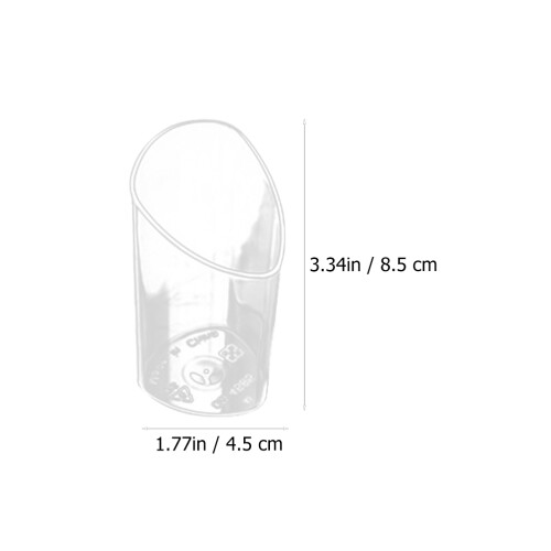 20 Mini Transparentes Inclinados Para E Aperitivos 1