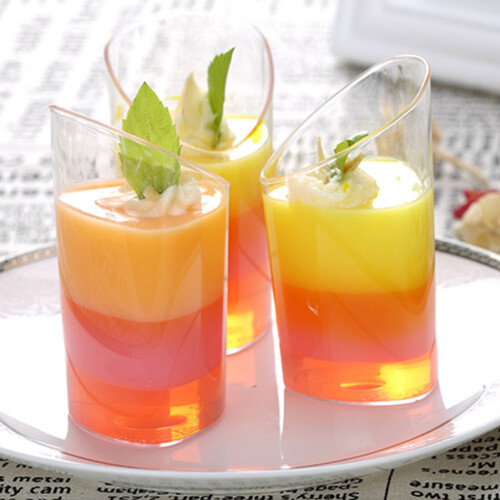20 Mini Transparentes Inclinados Para E Aperitivos 2