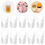 20 Mini Transparentes Inclinados Para E Aperitivos 11