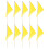 10Pcs Reliable Polyester Yard Marker Flags with Bamboo Poles 5