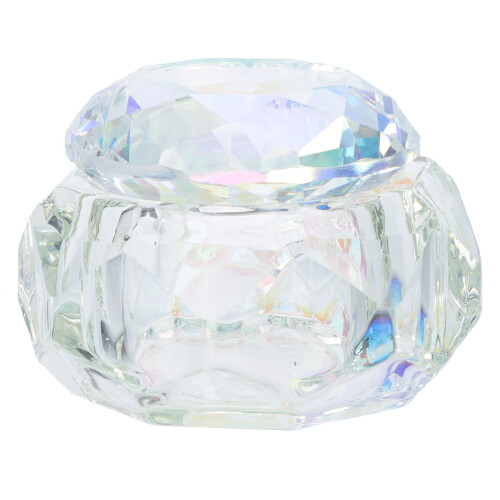 1 De Cristal Para Unhas, Pincel, E Mistura