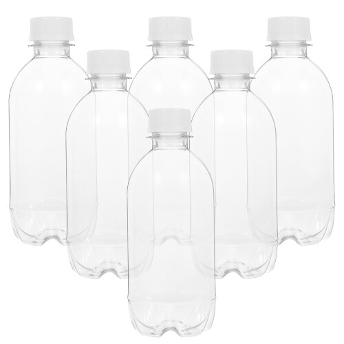 6 Unidades De Garrafas Transparentes Para , E Bebidas