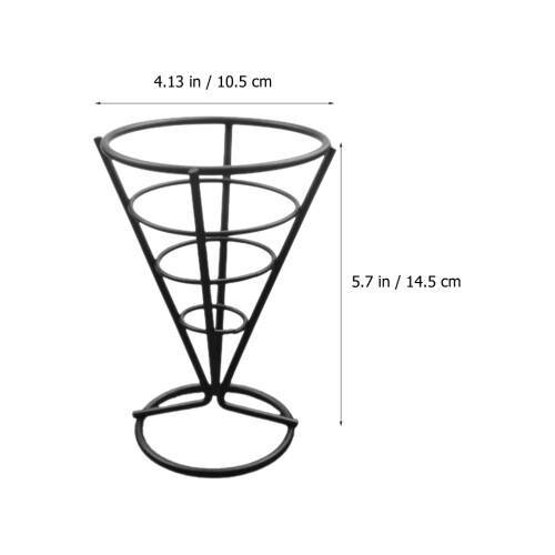 3Pcs Suporte Cônico Para Batata Aço Inoxidável 1