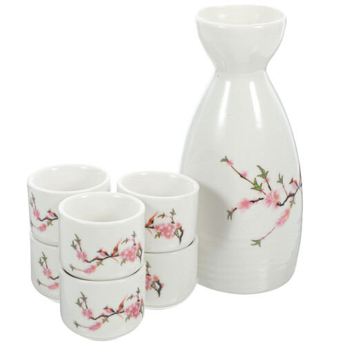 Conjunto De De Servir Saquê Japonês E Cerâmica 2