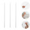 3 Stuks Plastic Blindstokken Verticale Lamellen Trekstangen 10