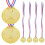 6 Medalhas Decorativas Plástico para Crianças 1