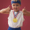 6 Medalhas Decorativas Plástico para Crianças 11
