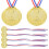 6 Medalhas Decorativas Plástico para Crianças 4