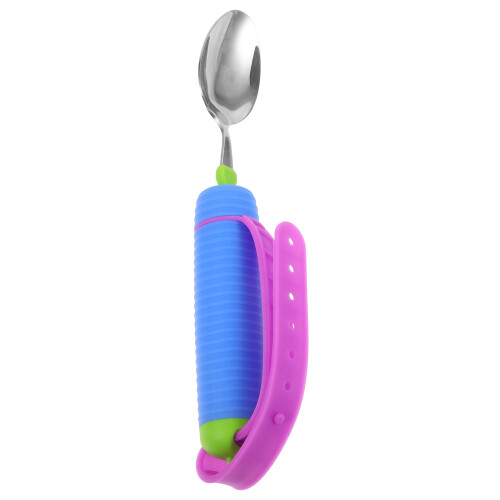 Concha Com Punho Anti-Derrapante E Utensílios Portáteis
