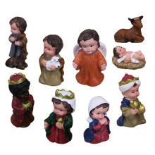 Conjunto De Estátuas De Resina Do De Jesus