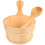 Conjunto De Balde Para Sauna Com Plástico E Concha 6