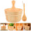 Conjunto De Balde Para Sauna Com Plástico E Concha 7