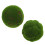 6 Unidades Bola De Grama Artificial Verde Para Decoração 1