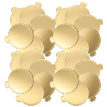 200 Folhas De Bandeja Universal Para Bolo Em Papelão Descartável