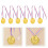 6 Unidades Medalhas Decorativas De Com Acessórios 6