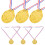 6 Unidades Medalhas Decorativas De Com Acessórios 8