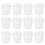 50 Unidades De Vasos De Plástico Para Postres Con 4