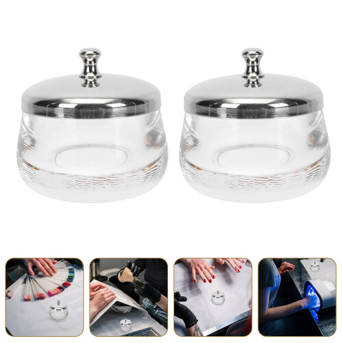 2 Piezas De De Vidrio Para Quitar Esmalte Y De 2
