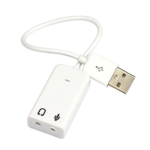 Adaptateur USB 2.0 7.1 Canaux Avec Câble Pour Haut-Parleur 2