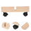 2 Stuks Room Divider Stand Panel Beugel Met Wielen Ondersteuning 4
