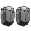 2 Pcs Foldable Laundry Basket Folding Dirty Clothes Hamper Metal 4