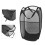 2 Pcs Foldable Laundry Basket Folding Dirty Clothes Hamper Metal 10