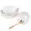 Conjunto De Tigela Com Alças , , Creme E 1